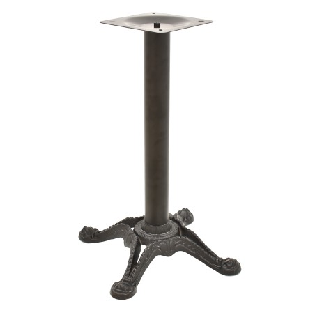 Base de mesa RÓDANO, fundición, negra, base de 58 x 58 cms