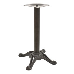 Base de mesa RÓDANO, fundición, negra, base de 58 x 58 cms