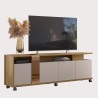 Mueble TV NEW CRISTAL, miel y cacao