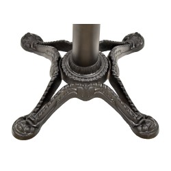 Base de mesa RÓDANO, fundición, negra, base de 58 x 58 cms