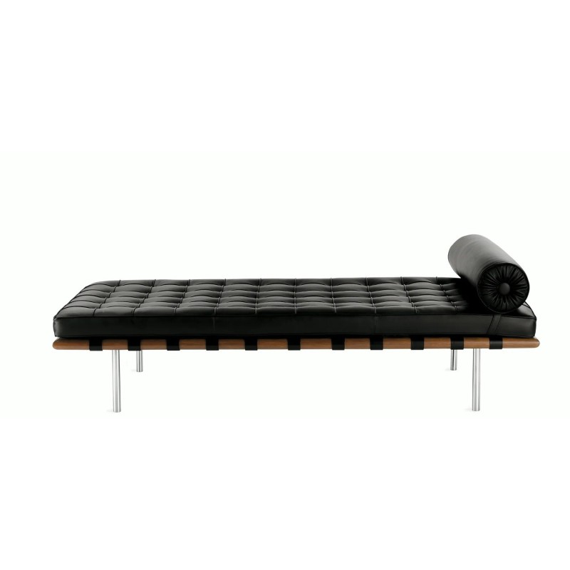 Cama de día BARNA, madera, acero inoxidable