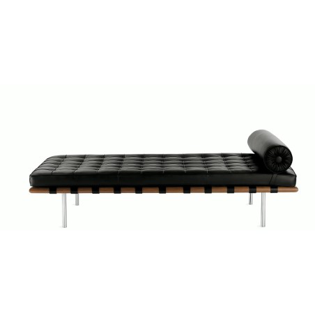 Cama de día BARNA, madera, acero inoxidable