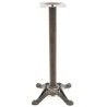 Base de mesa RÓDANO, alta, fundición, negra, base de 58 x 58 cms