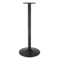 Base de mesa CRISS, alta, negra, base de 45 cms de diámetro