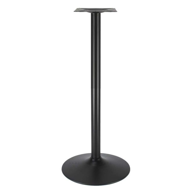 Base de mesa CRISS, alta, negra, base de 45 cms de diámetro