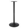 Base de mesa CRISS, alta, negra, base de 45 cms de diámetro
