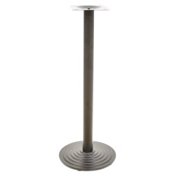 Base de mesa EBRO, alta, negra, 43 cms de diámetro