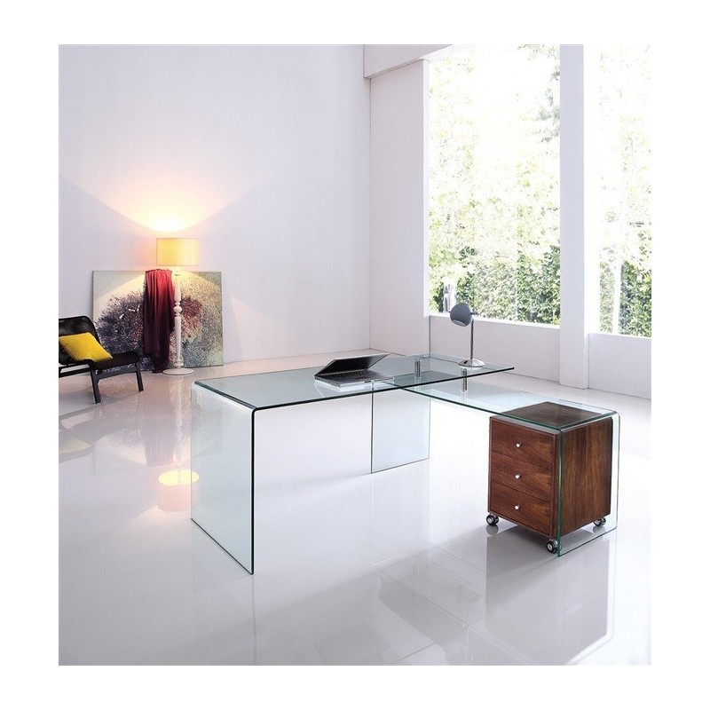 Conjunto de oficina FRANCE NEW, mesa + mesa ala