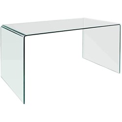 Mesa CONCORD NEW, cristal curvado