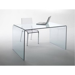 Mesa CONCORD NEW, cristal curvado