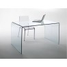 Mesa CONCORD NEW, cristal curvado