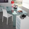 Mesa CONCORD NEW, cristal curvado