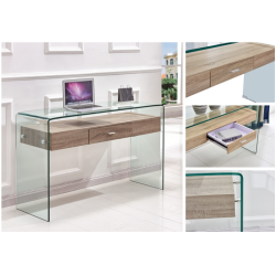 Consola MARILYN, madera, cristal