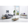 Mesa MARILYN, baja, madera, cristal