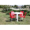 Mesa DITA, polipropileno blanco