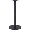 Base de mesa BOHEME, alta, negra, 43 cms de diámetro