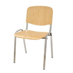 Silla NIZA NEW, chasis cromado