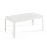 Mesa BILL, baja, polipropileno blanco