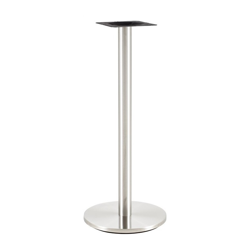 Base de mesa BENAGIL, alta, acero inoxidable, base 45 cms de diámetro