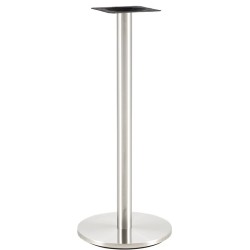Base de mesa BENAGIL, alta, acero inoxidable, base 45 cms de diámetro