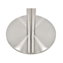 Base de mesa BENAGIL, alta, acero inoxidable, base 45 cms de diámetro