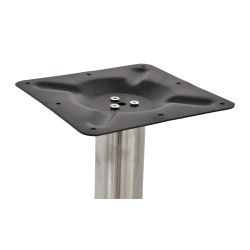 Base de mesa BENAGIL, alta, acero inoxidable, base 45 cms de diámetro