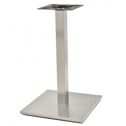 Base de mesa IPANEMA, acero inoxidable, base de 45 x 45 cms