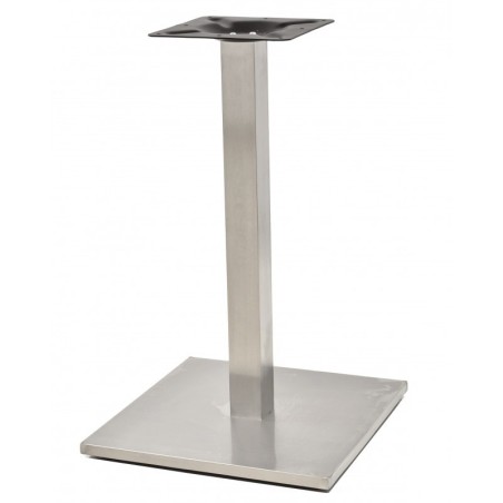 Base de mesa IPANEMA, acero inoxidable, base de 45 x 45 cms