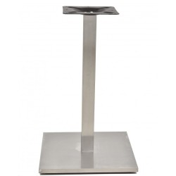 Base de mesa IPANEMA, acero inoxidable, base de 45 x 45 cms