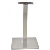 Base de mesa IPANEMA, acero inoxidable, base de 45 x 45 cms