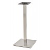 Base de mesa IPANEMA, alta, acero inoxidable, base de 45 x 45 cms
