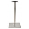Base de mesa IPANEMA, alta, acero inoxidable, base de 45 x 45 cms