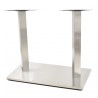Base de mesa IPANEMA, acero inoxidable, base de 70 x 40 cms