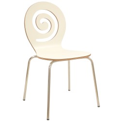 Silla PINSAPO, apilable, acero inoxidable