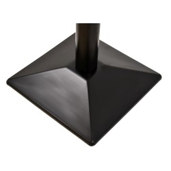 Base de mesa SOHO, negra, base de 40 x 40 cms