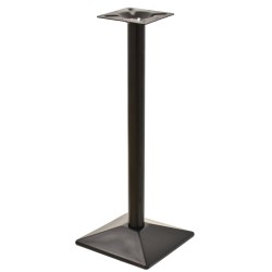 Base de mesa SOHO, alta, negra, base de 40 x 40 cms