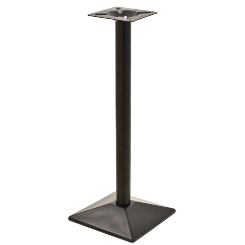 Base de mesa SOHO, alta, negra, base de 40 x 40 cms
