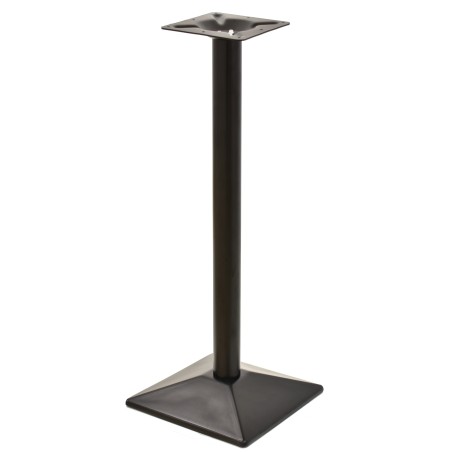 Base de mesa SOHO, alta, negra, base de 40 x 40 cms