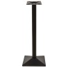 Base de mesa SOHO, alta, negra, base de 40 x 40 cms