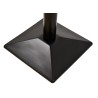 Base de mesa SOHO, alta, negra, base de 40 x 40 cms
