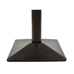 Base de mesa SOHO, alta, negra, base de 40 x 40 cms