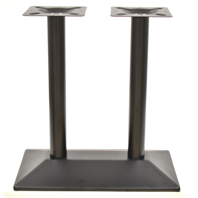Base de mesa SOHO, rectangular, negra, base de 70 x 40 cms