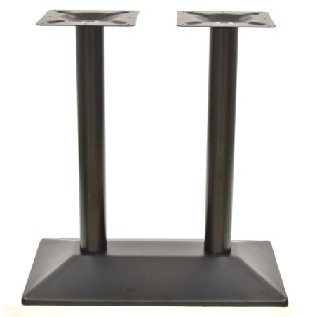 Base de mesa SOHO, rectangular, negra, base de 70 x 40 cms