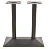 Base de mesa SOHO, rectangular, negra, base de 70 x 40 cms