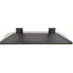 Base de mesa SOHO, rectangular, negra, base de 70 x 40 cms