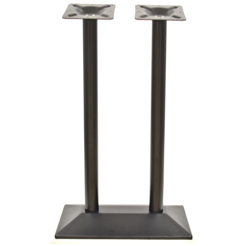 Base de mesa SOHO, alta, rectangular, negra, base de 70 x 40 cms