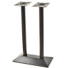 Base de mesa SOHO, alta, rectangular, negra, base de 70 x 40 cms