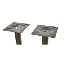 Base de mesa SOHO, alta, rectangular, negra, base de 70 x 40 cms