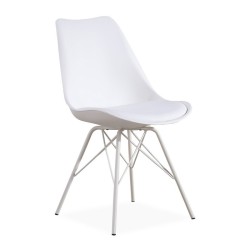 Silla BELLA NEW BBB, base blanca