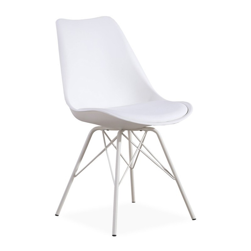 Silla BELLA NEW BBB, base blanca